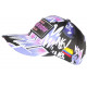 Casquette El Patron Violette et Noire Streetwear Glitter Colombia CASQUETTES SKR