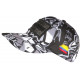 Casquette El Patron Grise et Noire Streetwear Glitter Colombia CASQUETTES SKR