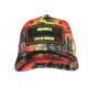 Casquette Plata o Plomo Orange et Noire Glitter Colombia Baseball CASQUETTES SKR