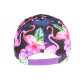 Casquette Enfant Flamants Roses Print Exotique NY Baseball de 7 a 11 ans Casquette Enfant Hip Hop Honour