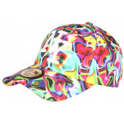 Casquette NY Jaune Fluo et Rouge Fashion NY Baseball PsyCircus CASQUETTES Hip Hop Honour