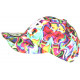 Casquette NY Jaune Fluo et Rouge Fashion NY Baseball PsyCircus CASQUETTES Hip Hop Honour