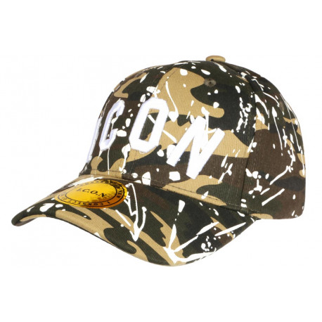 Casquette ICON Camouflage Militaire Streetwear Baseball Fyck CASQUETTES Hip Hop Honour