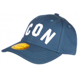 Casquette ICON Bleue et Blanche Tendance Baseball Fyck CASQUETTES Hip Hop Honour