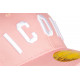 Casquette ICON Rose et Blanche Tendance Baseball Fyck CASQUETTES Hip Hop Honour