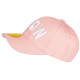 Casquette ICON Rose et Blanche Tendance Baseball Fyck CASQUETTES Hip Hop Honour