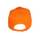 Casquette ICON Orange et Blanche Classe Coton Baseball Fyck CASQUETTES Hip Hop Honour