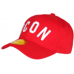 Casquette ICON Rouge et Blanche Streetwear Design Baseball Fyck CASQUETTES Hip Hop Honour