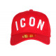 Casquette ICON Rouge et Blanche Streetwear Design Baseball Fyck CASQUETTES Hip Hop Honour