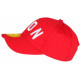 Casquette ICON Rouge et Blanche Streetwear Design Baseball Fyck CASQUETTES Hip Hop Honour