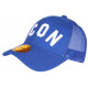 Casquette Filet ICON Bleue et Blanche Classe Wyck CASQUETTES Hip Hop Honour