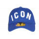 Casquette Filet ICON Bleue et Blanche Classe Wyck CASQUETTES Hip Hop Honour