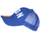 Casquette Filet ICON Bleue et Blanche Classe Wyck CASQUETTES Hip Hop Honour