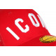 Casquette Filet ICON Rouge et Blanche Classe Wyck CASQUETTES Hip Hop Honour