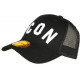 Casquette Filet ICON Noire et Blanche Classe Wyck CASQUETTES Hip Hop Honour