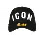 Casquette Filet ICON Noire et Blanche Classe Wyck CASQUETTES Hip Hop Honour