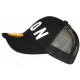 Casquette Filet ICON Noire et Blanche Classe Wyck CASQUETTES Hip Hop Honour