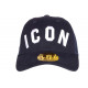 Casquette Filet ICON Bleu Marine et Blanche Classe Wyck CASQUETTES Hip Hop Honour