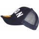 Casquette Filet ICON Bleu Marine et Blanche Classe Wyck CASQUETTES Hip Hop Honour