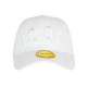 Casquette Filet ICON Blanche Classe et Tendance Wyck CASQUETTES Hip Hop Honour