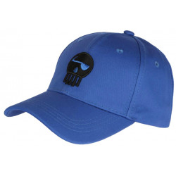 Casquette Piraterie Booba Bleue et Noire Skull Streetwear Baseball CASQUETTES Piraterie Music