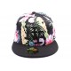 Casquette Snapback NY version florale avec visiere noire ANCIENNES COLLECTIONS divers