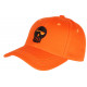 Casquette Piraterie Booba Orange et Noire Skull Streetwear Baseball CASQUETTES Piraterie Music