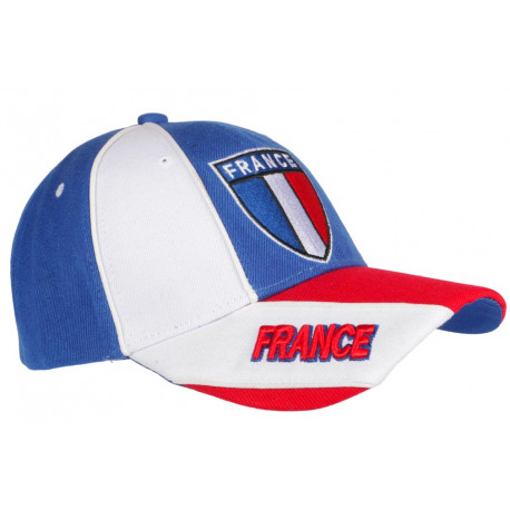 Casquette France Bleue Blason Drapeau Tricolore CASQUETTES Nyls Création