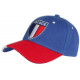 Casquette France Bleue Blason Drapeau Tricolore CASQUETTES Nyls Création