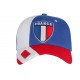 Casquette France Bleue Blason Drapeau Tricolore CASQUETTES Nyls Création