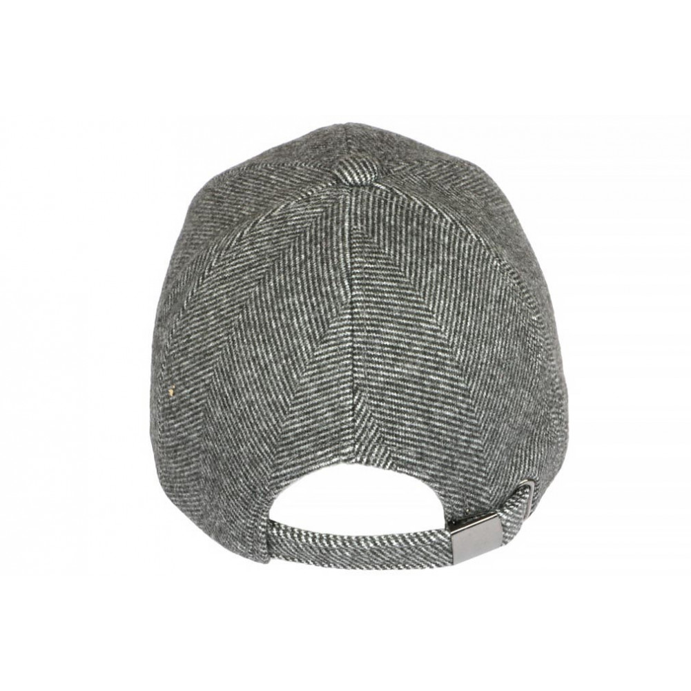 Casquette baseball laine noire, casquette homme hiver feutre livré 48h