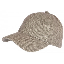 Casquette chasse Steppe 100 marron pour les clubs et collectivités