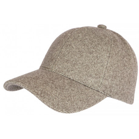 Casquette Baseball Laine Marron Feutre Mode Classe Neyva CASQUETTES Nyls Création