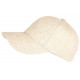 Casquette Baseball Laine Beige Feutre Mode Classe Neyva CASQUETTES Nyls Création