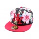 Casquette Snapback NY version florale visière rouge ANCIENNES COLLECTIONS divers