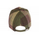 Casquette Laine Verte et Marron a Carreaux Baseball Volga CASQUETTES Nyls Création