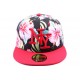 Casquette Snapback NY version florale visière rouge ANCIENNES COLLECTIONS divers