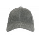 Casquette Velours Gris cotele Tendance Baseball Sneyson CASQUETTES Nyls Création