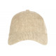 Casquette Velours Beige cotele Tendance Baseball Sneyson CASQUETTES Nyls Création