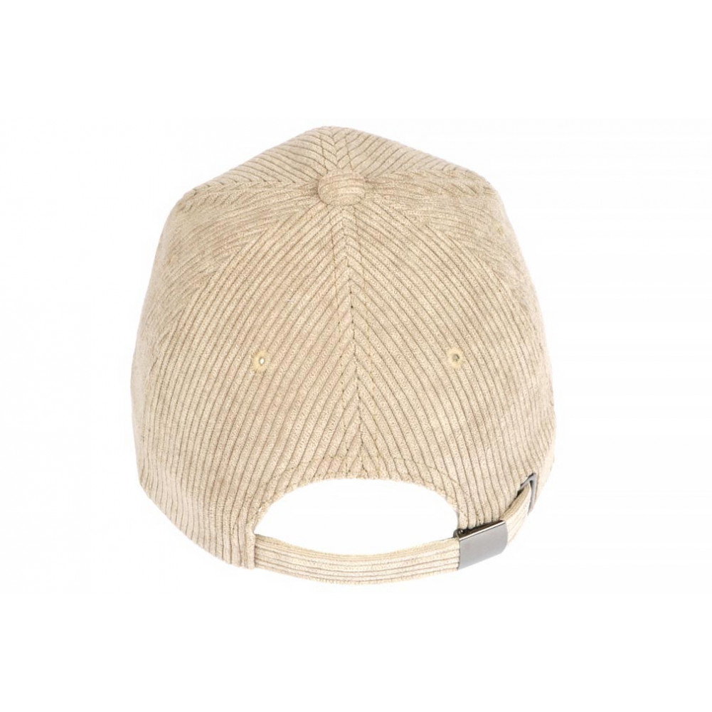 Casquettes, Casquette Velours Cotelé Be.f Beige Fonce