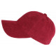 Casquette Velours Rouge cotele Tendance Baseball Sneyson CASQUETTES Nyls Création