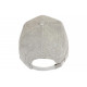 Casquette Baseball Velours Gris Clair cotele Tendance Sneyson CASQUETTES Nyls Création