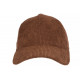 Casquette Velours Marron Cotele Tendance Baseball Sneyson CASQUETTES Nyls Création