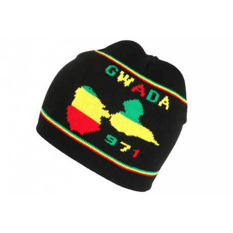 Bonnet Gwada 971 Noir Fashion Guadeloupe BONNETS Nyls Création