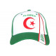 Casquette Algerie Verte et Blanche Drapeau Algerien Baseball CASQUETTES Nyls Création