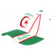 Casquette Algerie Blanche et Verte Drapeau Algerien Baseball CASQUETTES Nyls Création