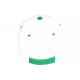 Casquette Algerie Blanche et Verte Drapeau Algerien Baseball CASQUETTES Nyls Création