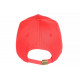 Casquette Von Dutch Corail et Blanche Baseball Custom Lof CASQUETTES VON DUTCH