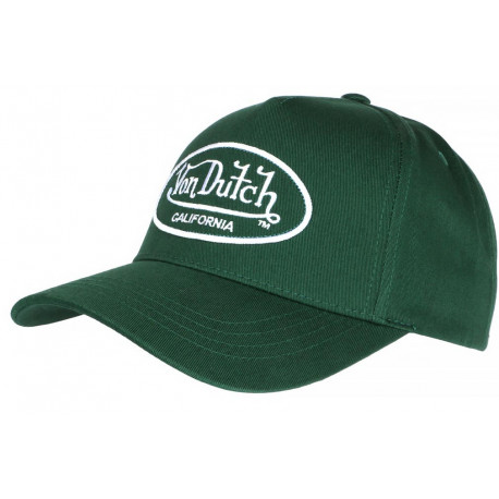 Casquette Von Dutch Verte et Blanche Baseball Custom Lof CASQUETTES VON DUTCH