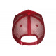 Casquette Von Dutch Rouge Filet Baseball Custom Lof CASQUETTES VON DUTCH